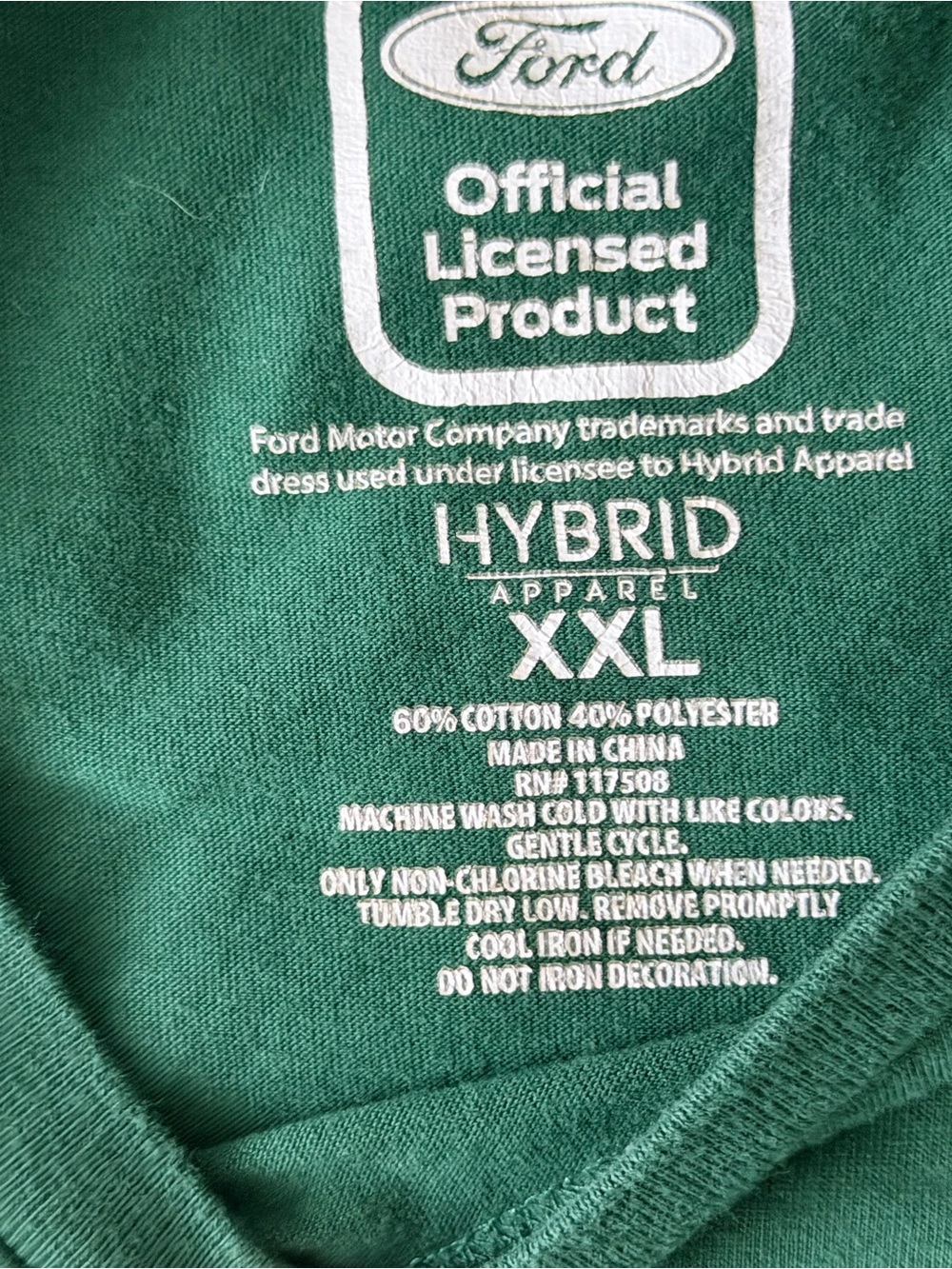 Ford Bronco Christmas Graphic T-Shirt Green XXL - Picture 3 of 3